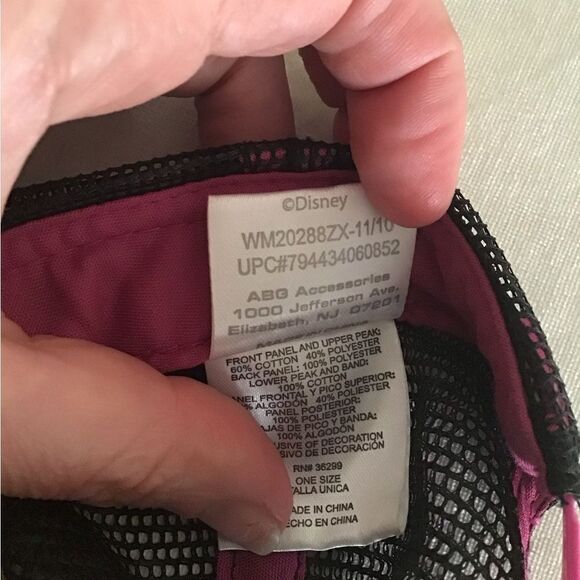 Vintage Mickey Mouse Womens Bling Hat Cap Green Mesh Snapback - Picture 5 of 5